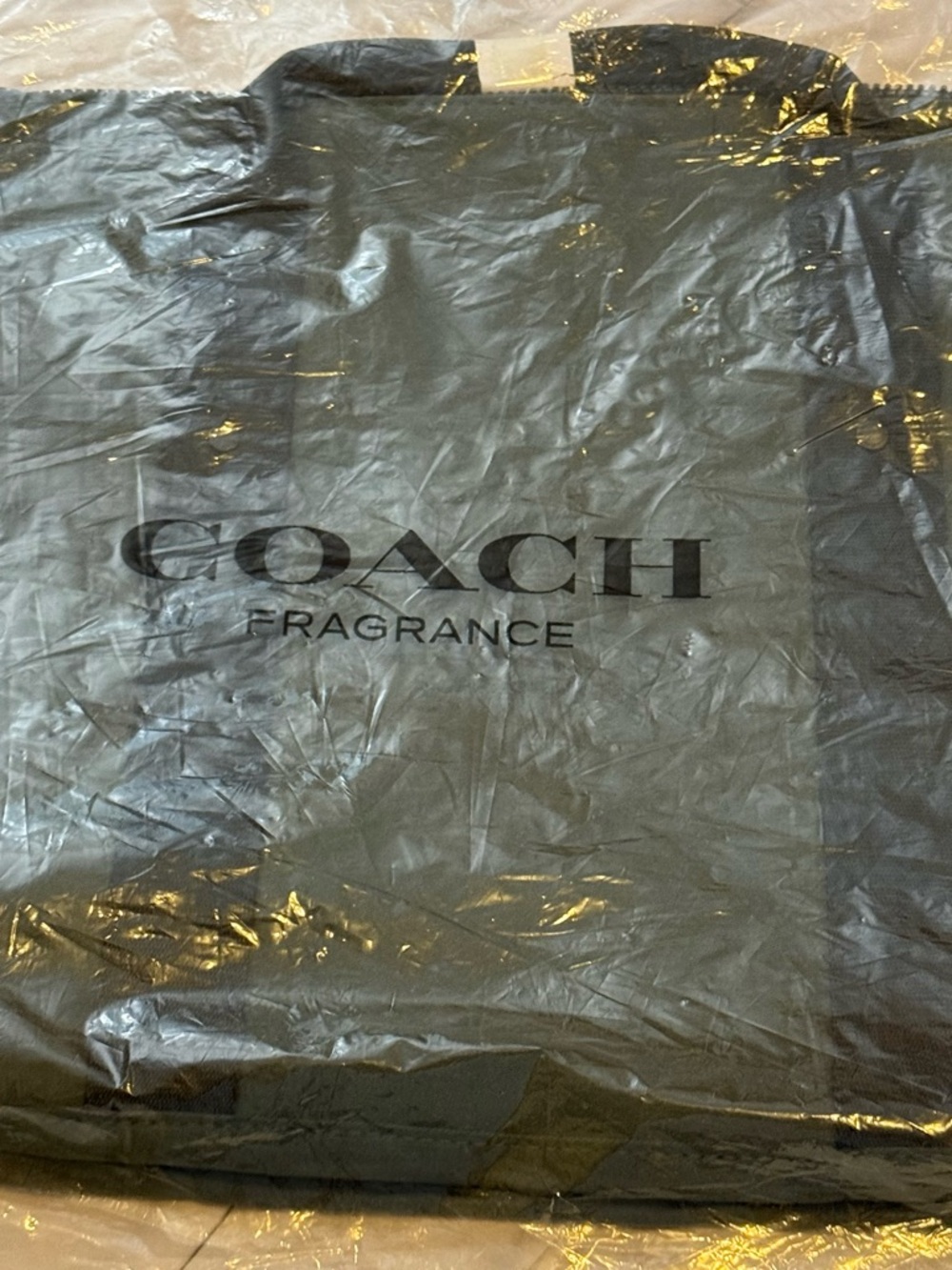 COACH Fragrance Green Weekender Duffle Bag VIP (GWP) with Black Straps - Picture 3 of 3